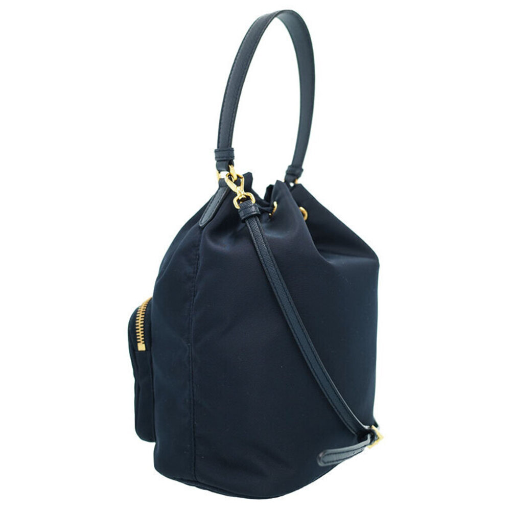 Prada Duet 2way Bucket Shoulder Bag Black - Picture 2 of 5